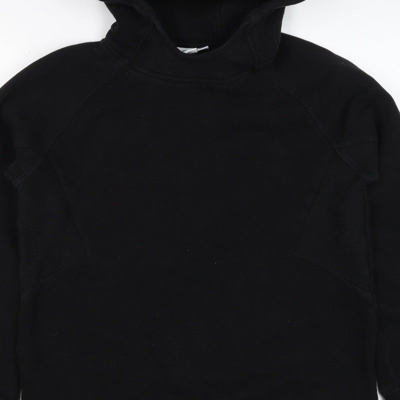 Running Bear Men’s Black M Pullover Logo Hoodie Hooded Pockets