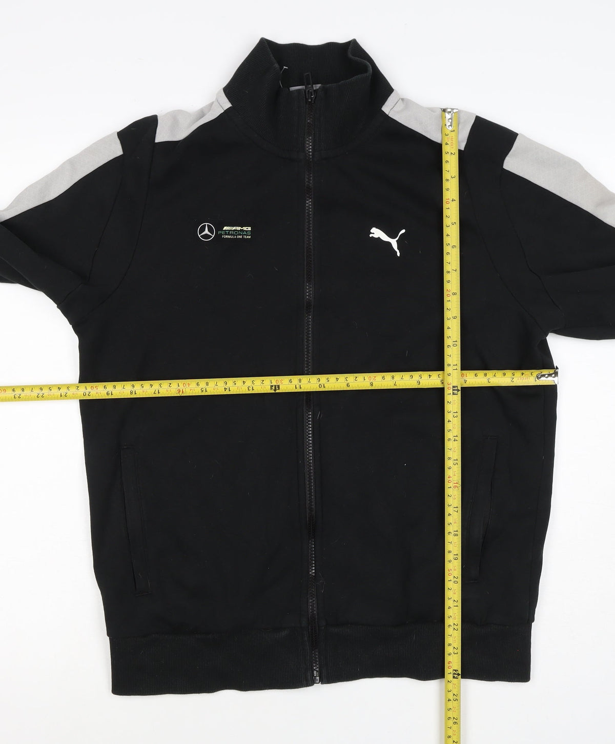 Puma Mercedes AMG Petronas Men's Black M Full Zip Track Sweatshirt