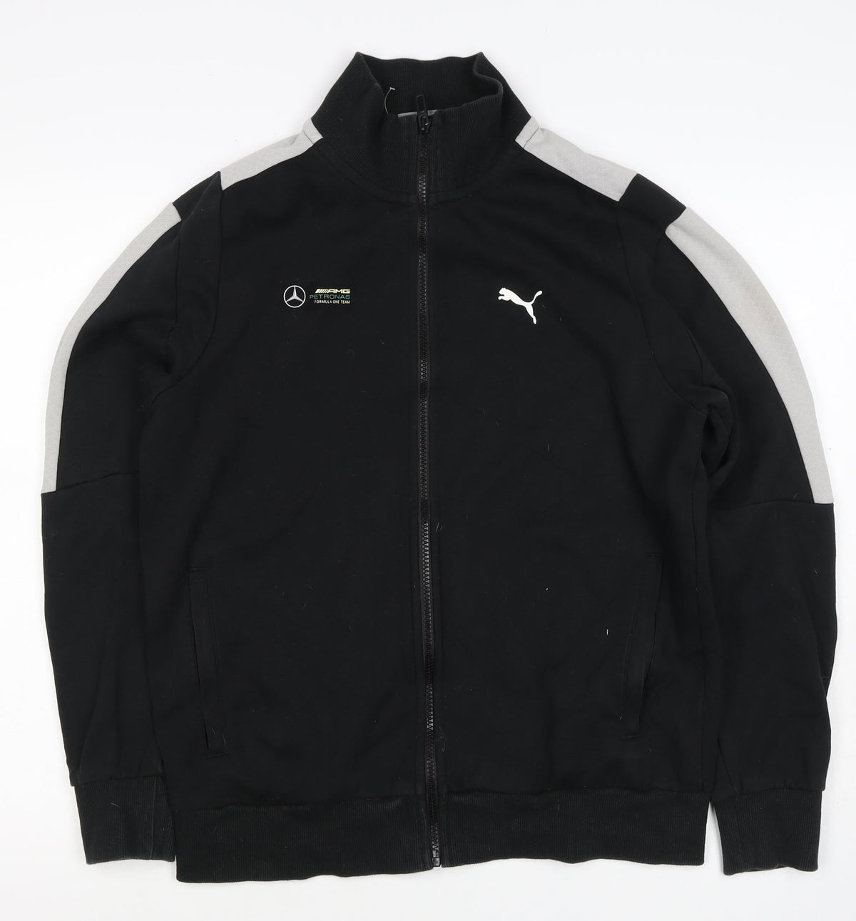 Puma Mercedes AMG Petronas Men's Black M Full Zip Track Sweatshirt