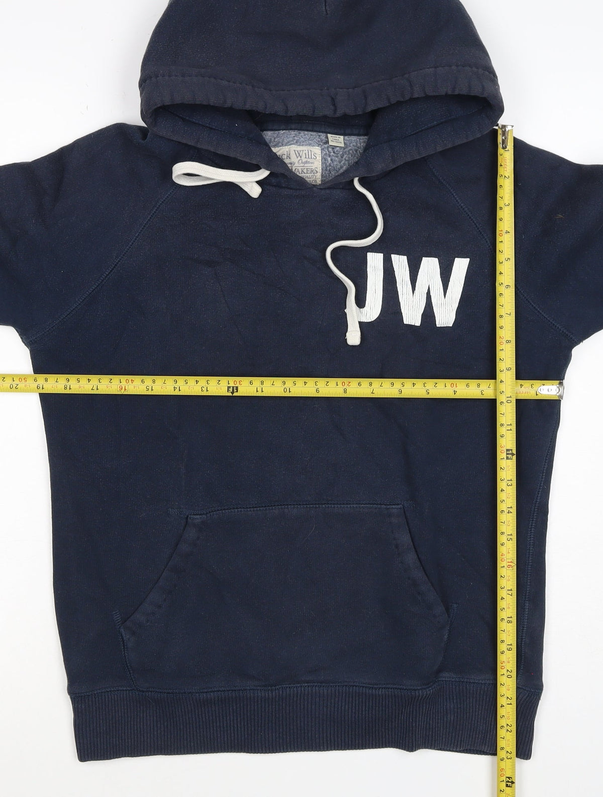Jack Wills Women’s Blue S Pullover Hoodie Hockey Graphic