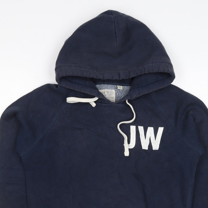 Jack Wills Women’s Blue S Pullover Hoodie Hockey Graphic
