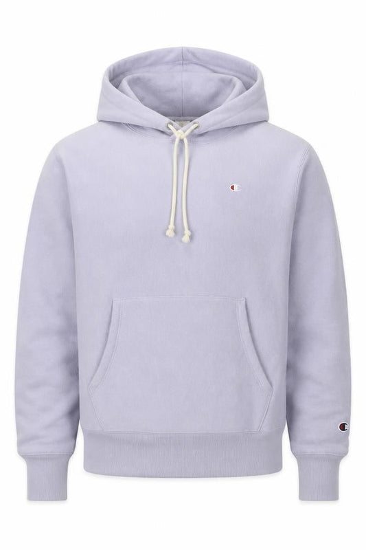 Champion Men’s Purple XS Pullover Hoodie Logo Pocket Fleece