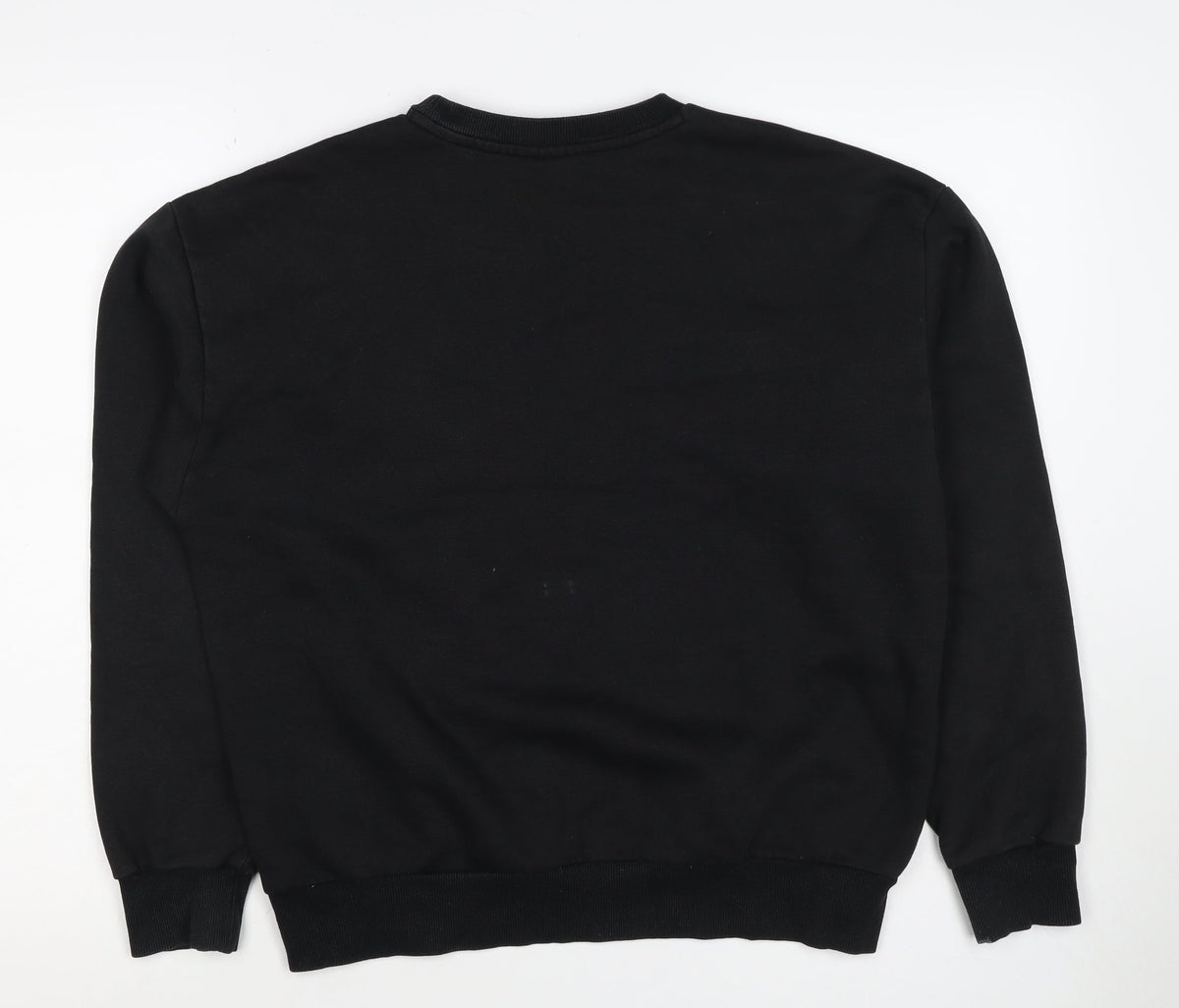 Puma Men’s Black M Logo Graphic Crew Neck Pullover Sweatshirt