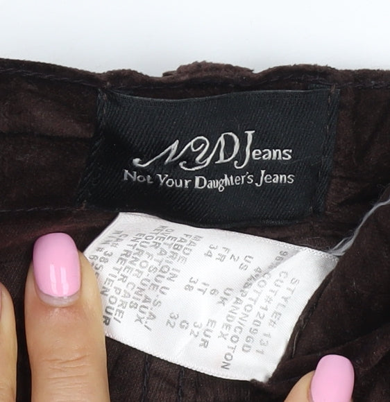 NYDJ Women’s Brown Size 8 Straight Stretch Trousers