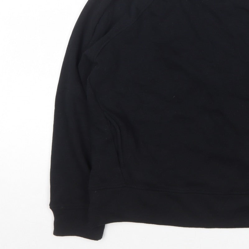 M&S Goodmove Women’s Black Size 10 Raglan Pocket Sweatshirt