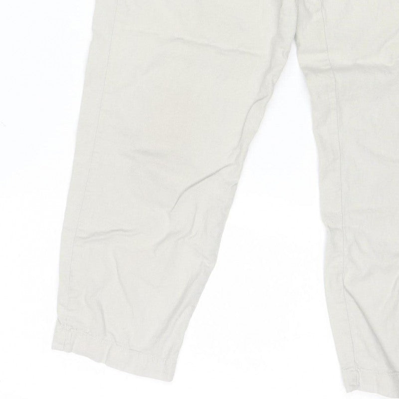 Threadbare Women’s Ivory UK 10 Cargo Jogger Trousers Drawstring
