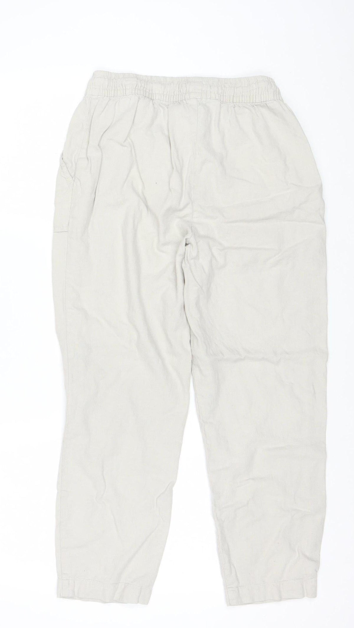 Threadbare Women’s Ivory UK 10 Cargo Jogger Trousers Drawstring
