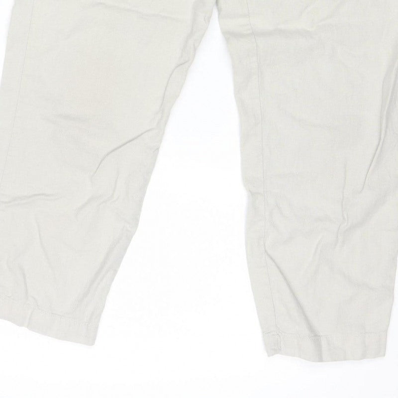 Threadbare Women’s Ivory UK 10 Cargo Jogger Trousers Drawstring
