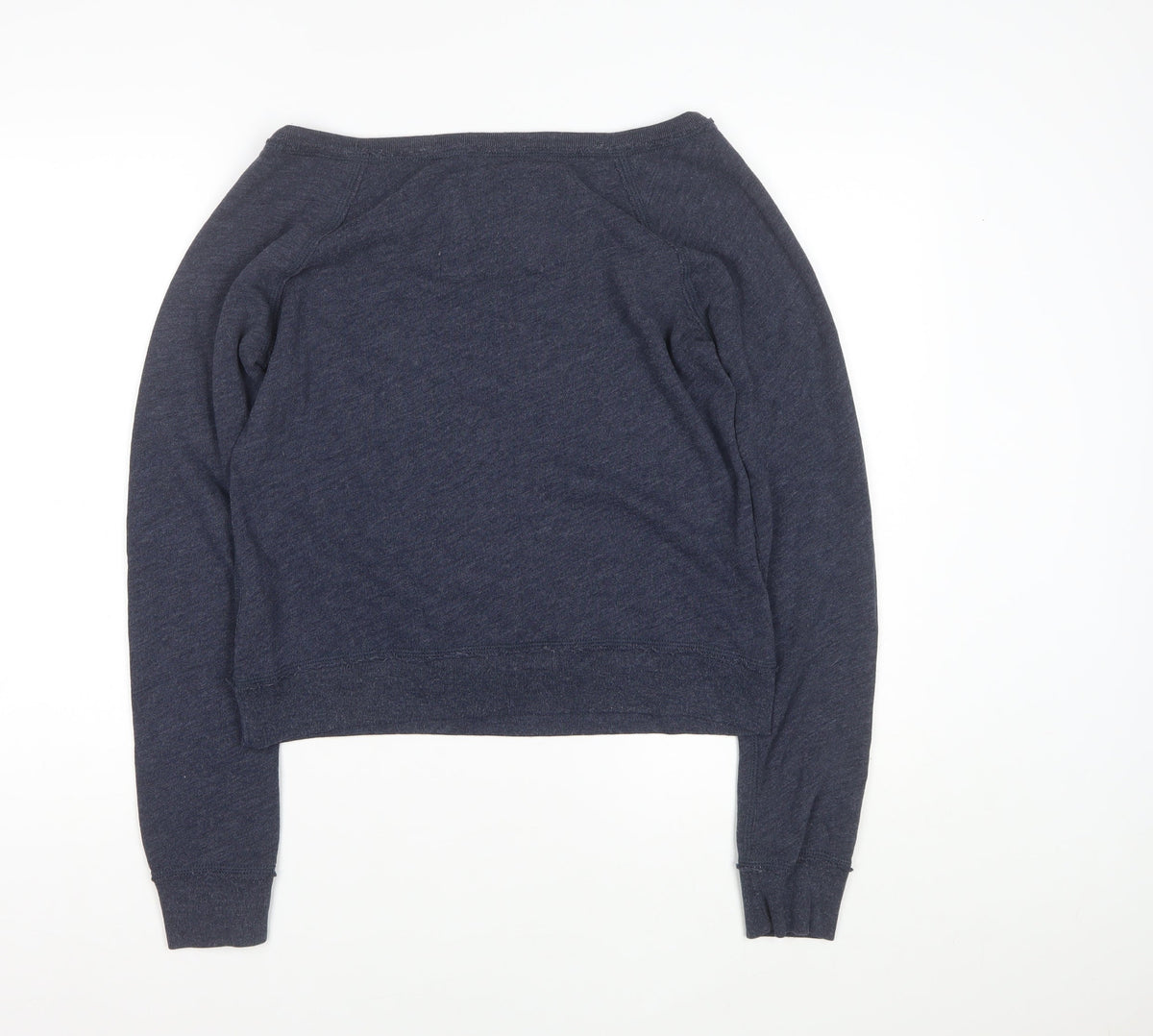 Abercrombie & Fitch Women’s Blue M Sequin Logo Pullover Sweatshirt