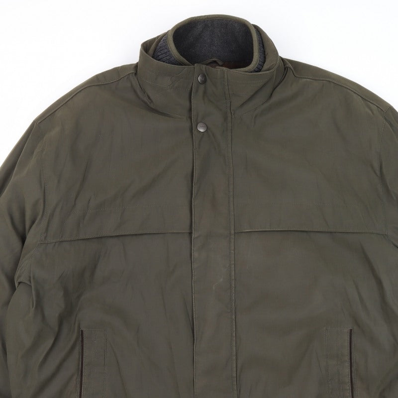 Weatherproof Men’s Green 2XL Bomber Jacket Lined Full Zip