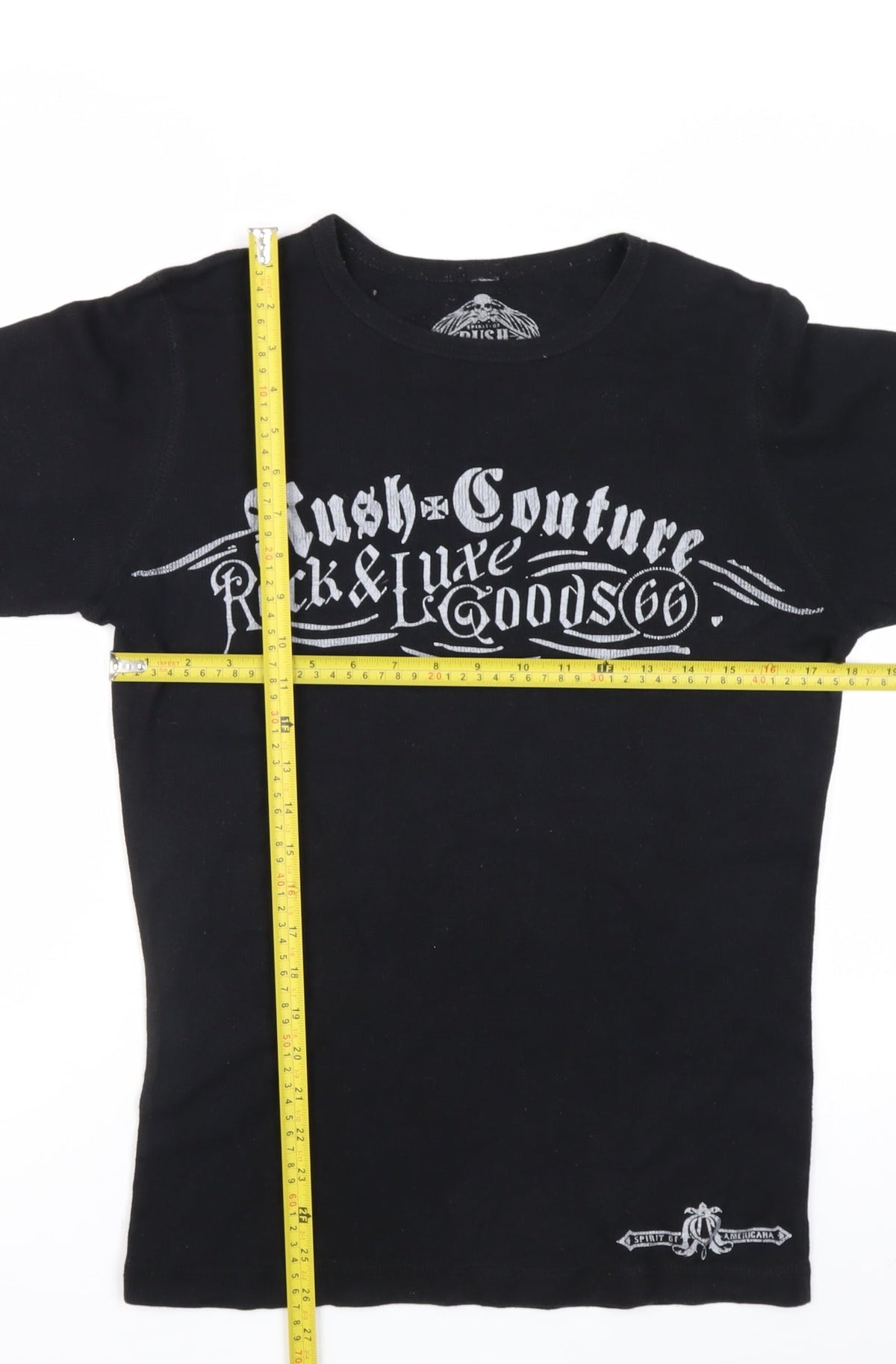 Rush Men’s Black S Long Sleeve Rock Skull Graphic T-Shirt
