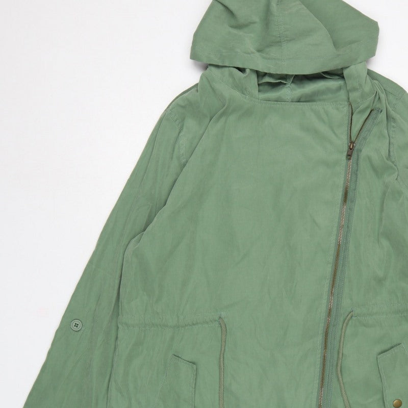 Forever 21 Women’s Green UK 14 Lightweight Hooded Parka Jacket