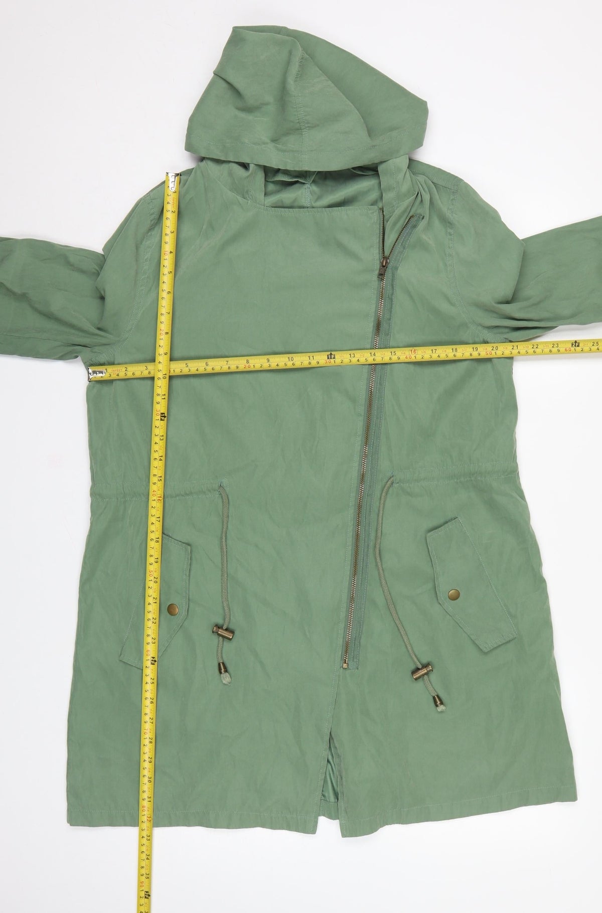 Forever 21 Women’s Green UK 14 Lightweight Hooded Parka Jacket