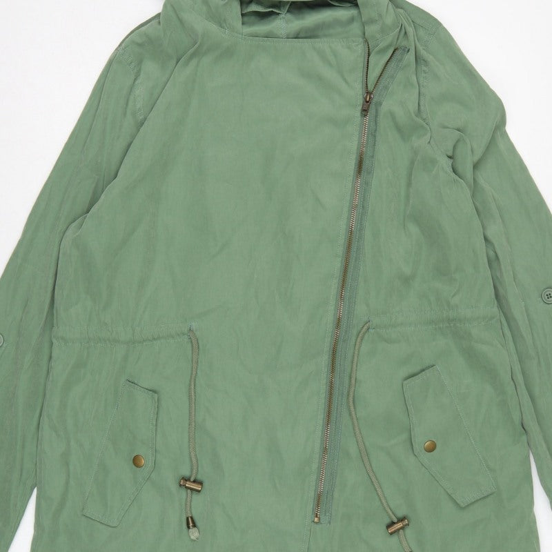 Forever 21 Women’s Green UK 14 Lightweight Hooded Parka Jacket