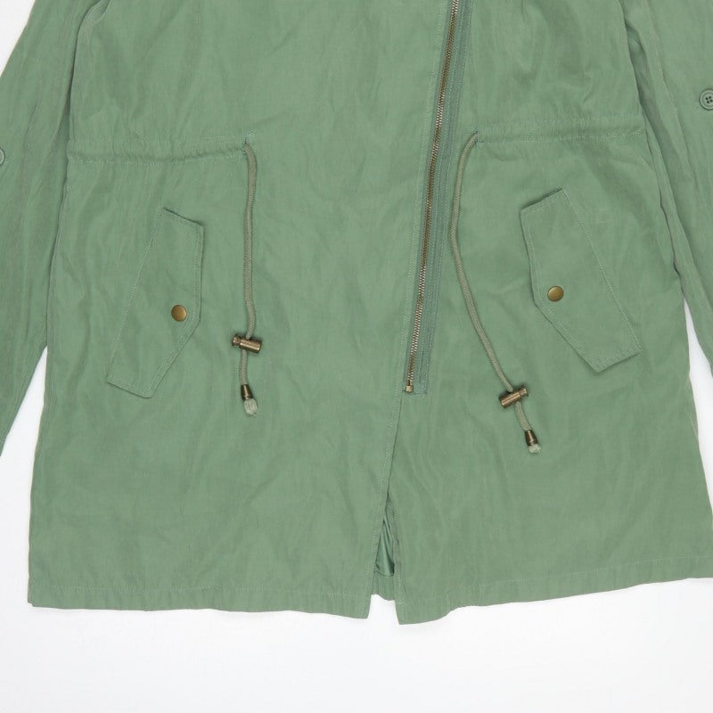 Forever 21 Women’s Green UK 14 Lightweight Hooded Parka Jacket