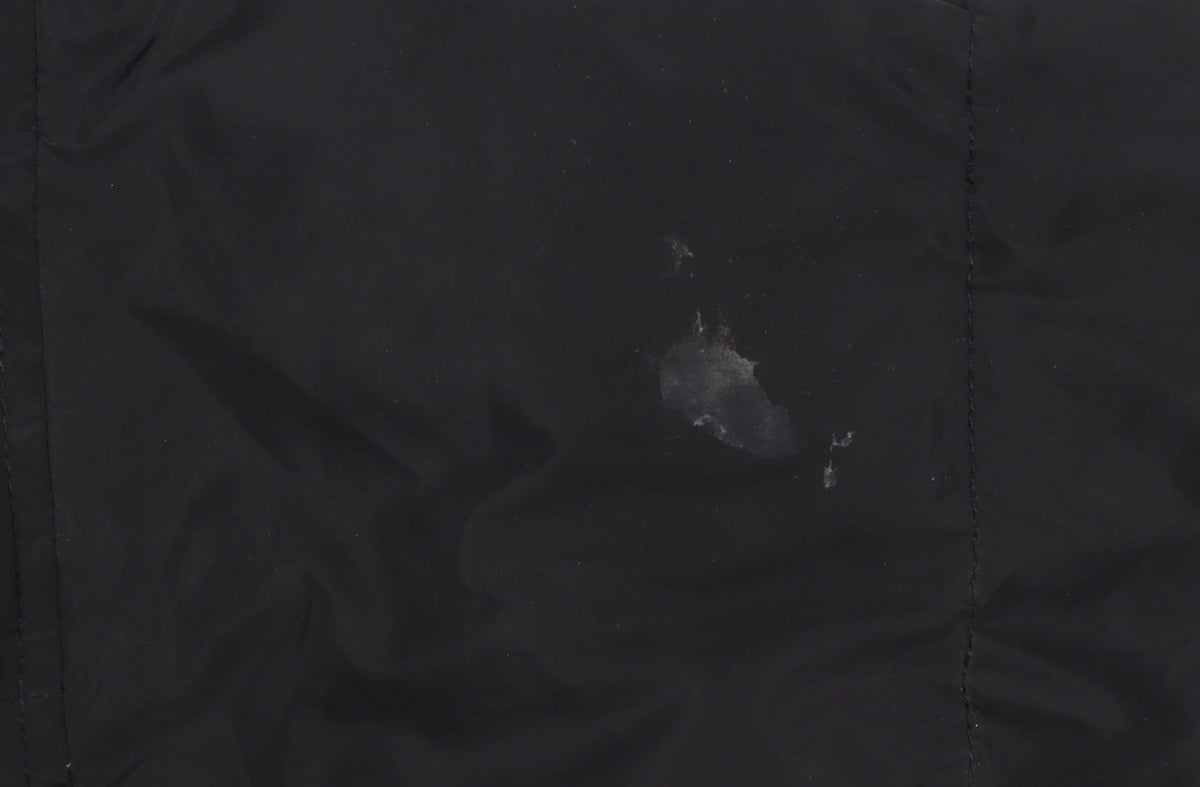 Essentials Men’s Black M Puffer Jacket Logo Zip Insulated