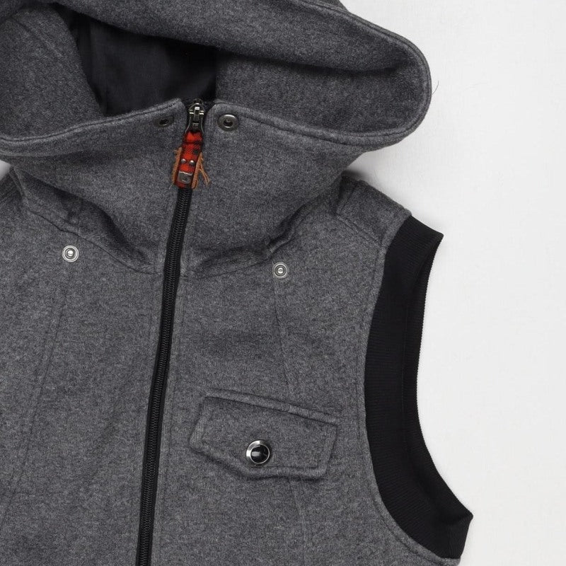 Burton Women’s Grey Full Zip Hooded Fleece Sweatshirt Size L