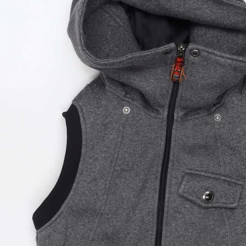 Burton Women’s Grey Full Zip Hooded Fleece Sweatshirt Size L