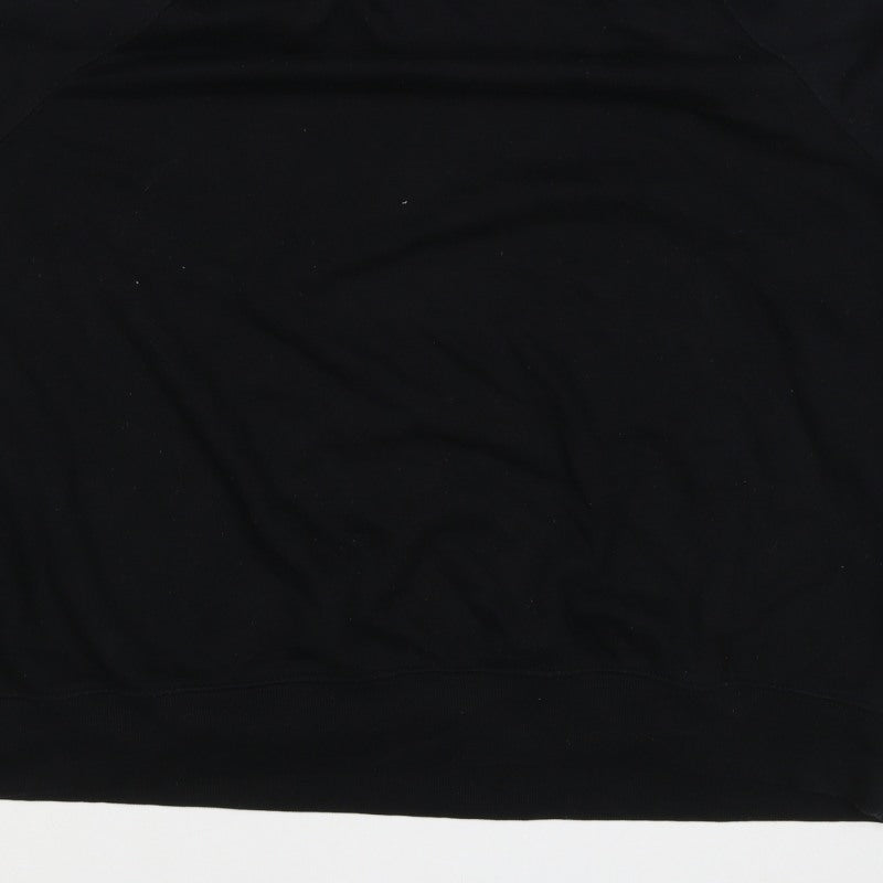 Old Navy Women’s Black M Crew Neck Raglan Pullover Sweatshirt