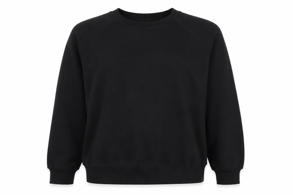 Old Navy Women’s Black M Crew Neck Raglan Pullover Sweatshirt