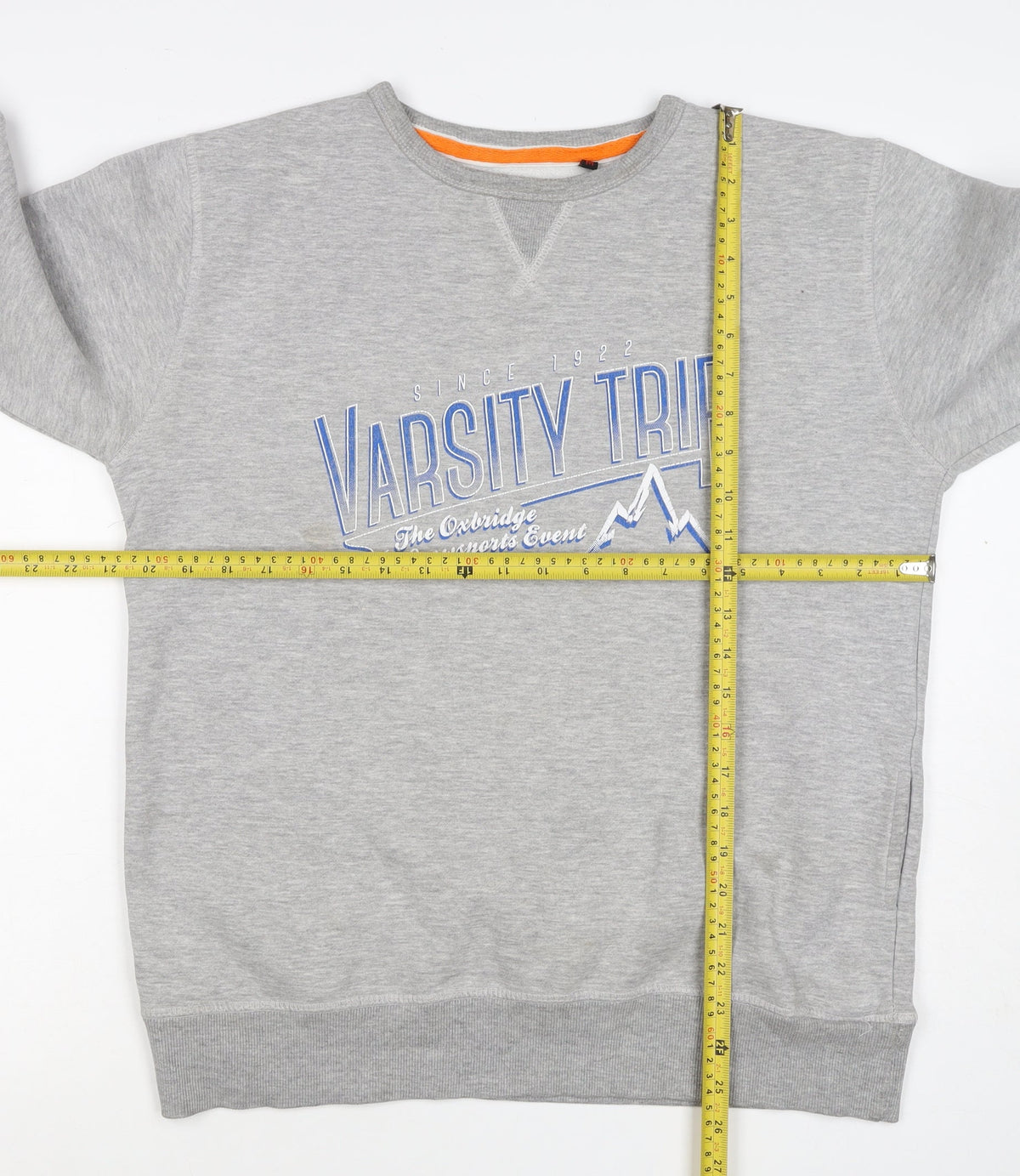 Varsity Trip Men's Grey M Pullover Sweatshirt Graphic Ski 2014