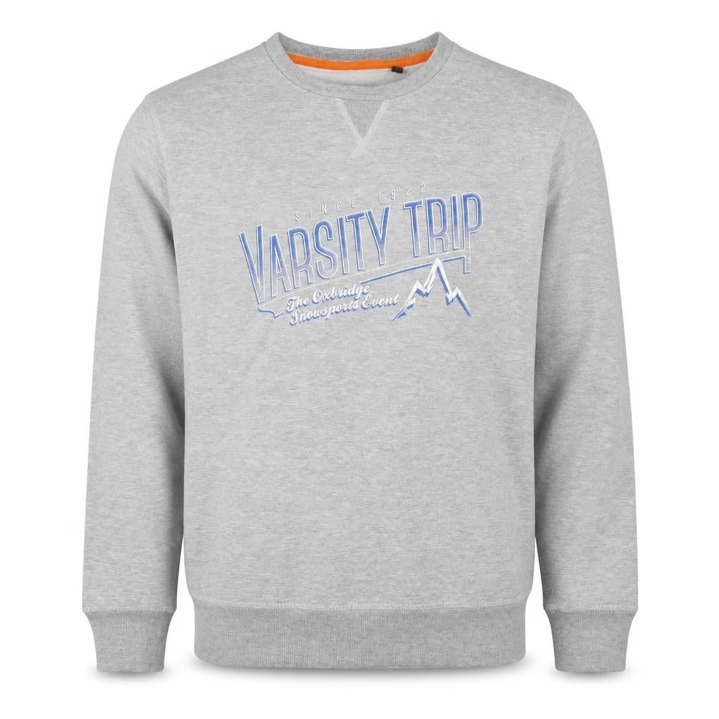 Varsity Trip Men's Grey M Pullover Sweatshirt Graphic Ski 2014