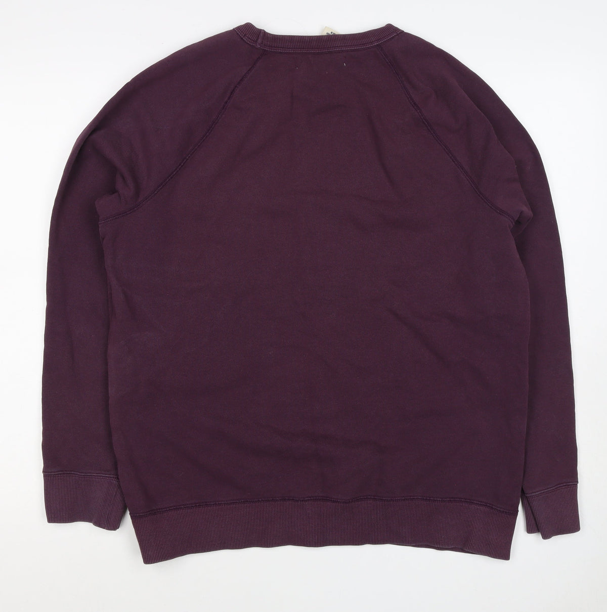 H&M Men’s Purple M Crew Neck Cotton Blend Pullover Sweatshirt