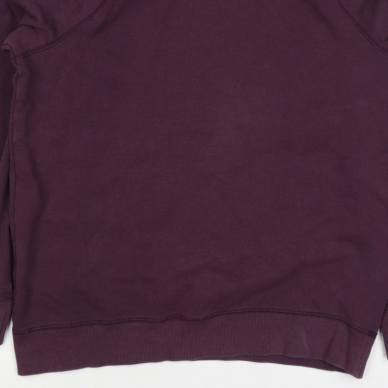 H&M Men’s Purple M Crew Neck Cotton Blend Pullover Sweatshirt