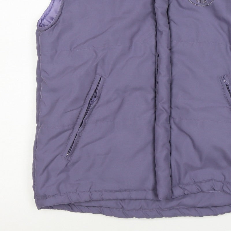 Tagg Equestrian Women's Purple M Padded Puffer Bodywarmer Gilet