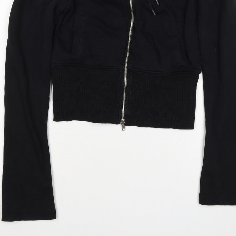 Weekday Women’s Black S Full Zip Hooded Hoodie