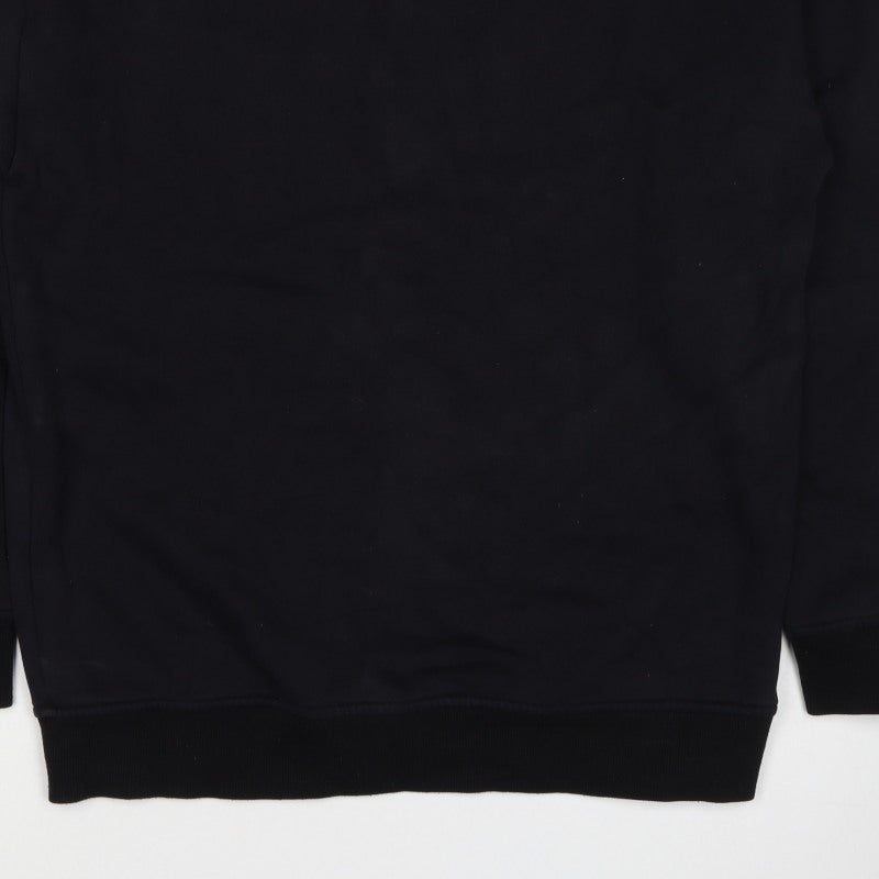INRTD Men’s Black L Crew Neck Pullover Sweatshirt Long Sleeve