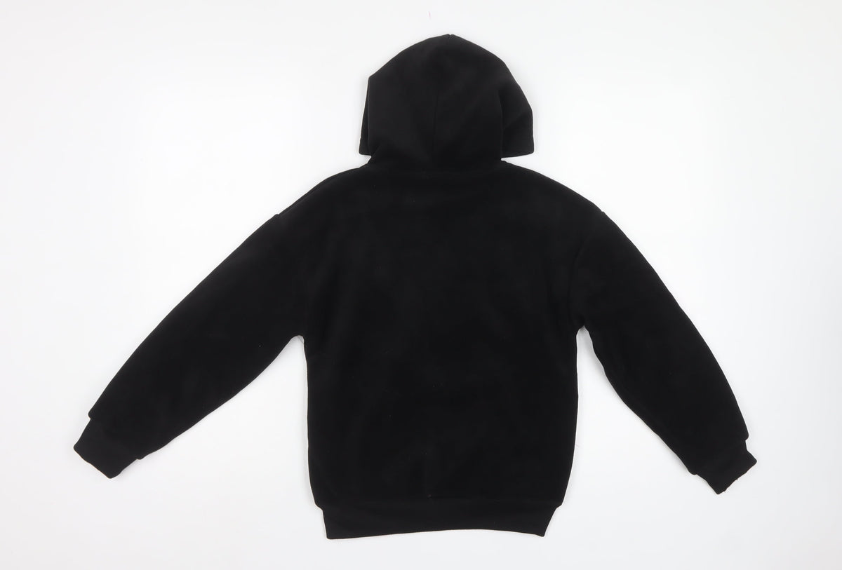 Magic Girl Girls Black 12 Years Full Zip Sequin Vogue Hoodie