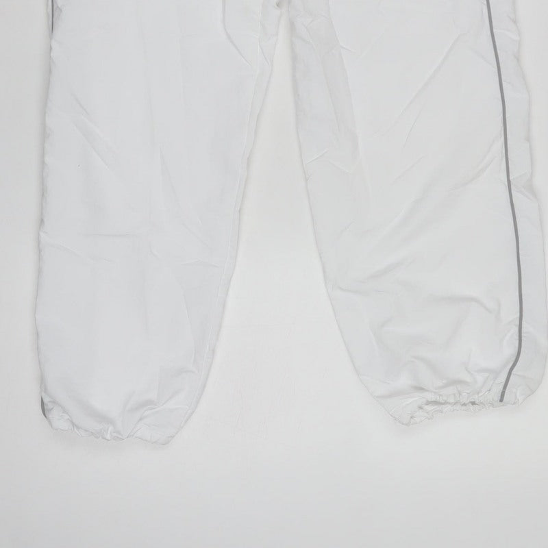 Uniqlo Unisex Kids White Jogger Trousers 9-10 Years Reflective NWT