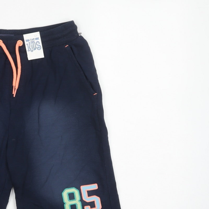 Cool Kids Boys Blue 13 Years Sweat Shorts California Beach Drawstring