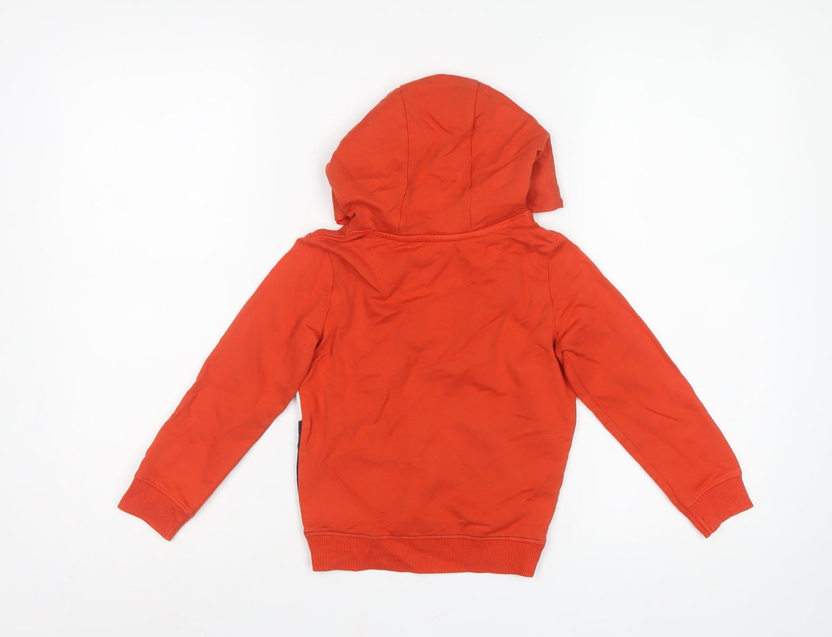 Max Boys Orange Colourblock Limited Edition Pullover Hoodie 4-5 Years