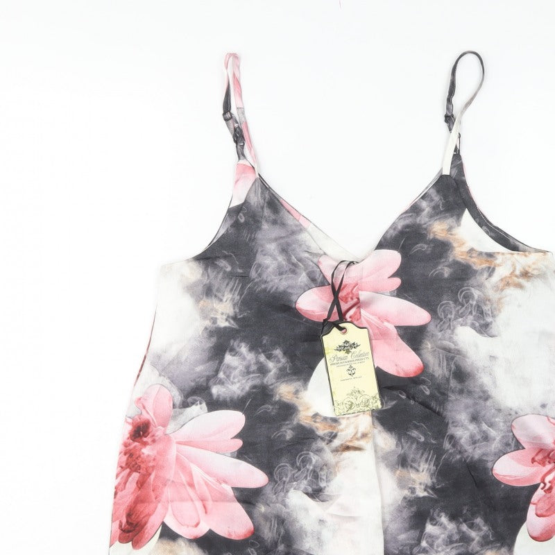 Parisian Women’s Multicoloured UK 10 Floral Chiffon Camisole Top