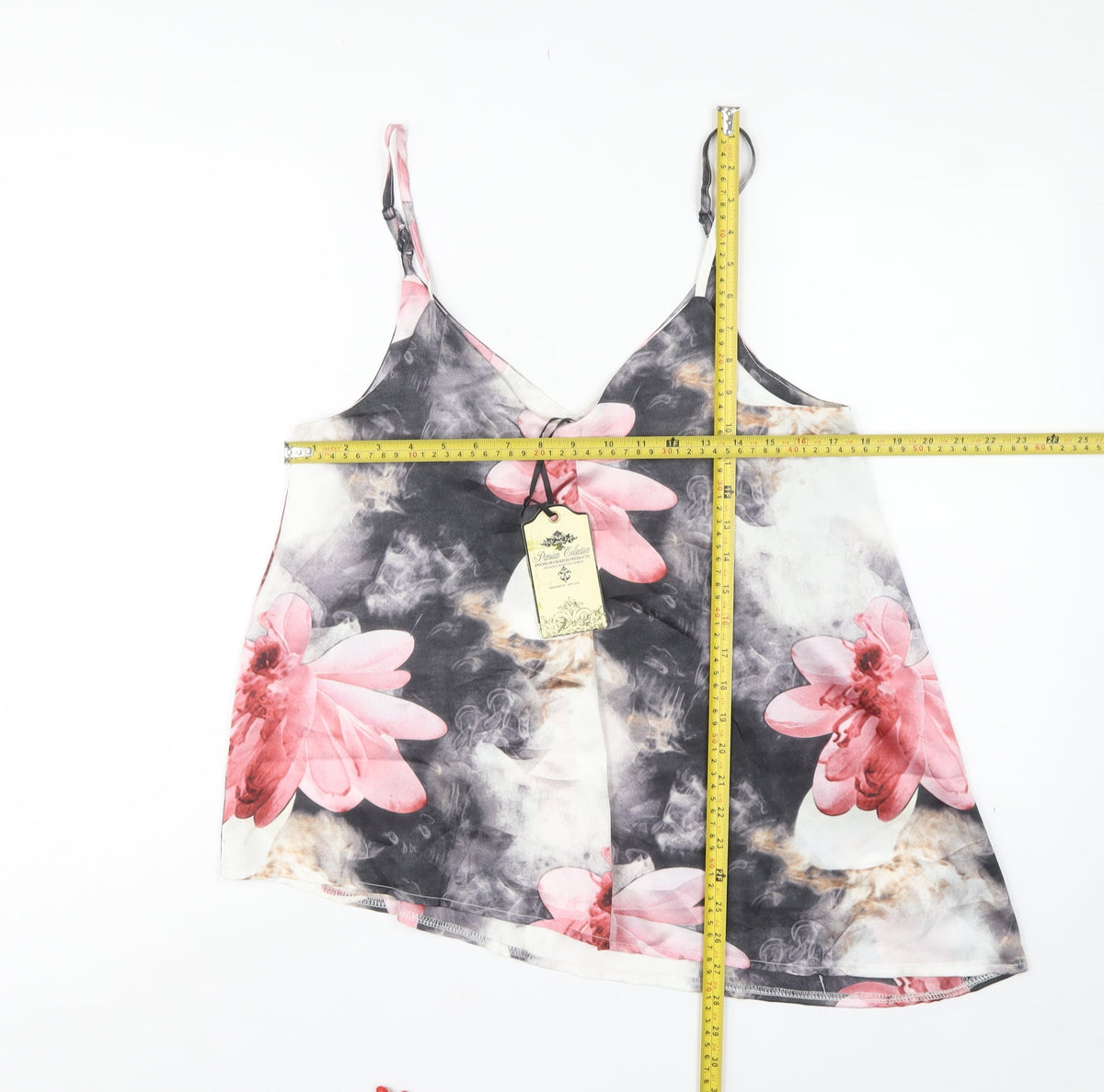 Parisian Women’s Multicoloured UK 10 Floral Chiffon Camisole Top