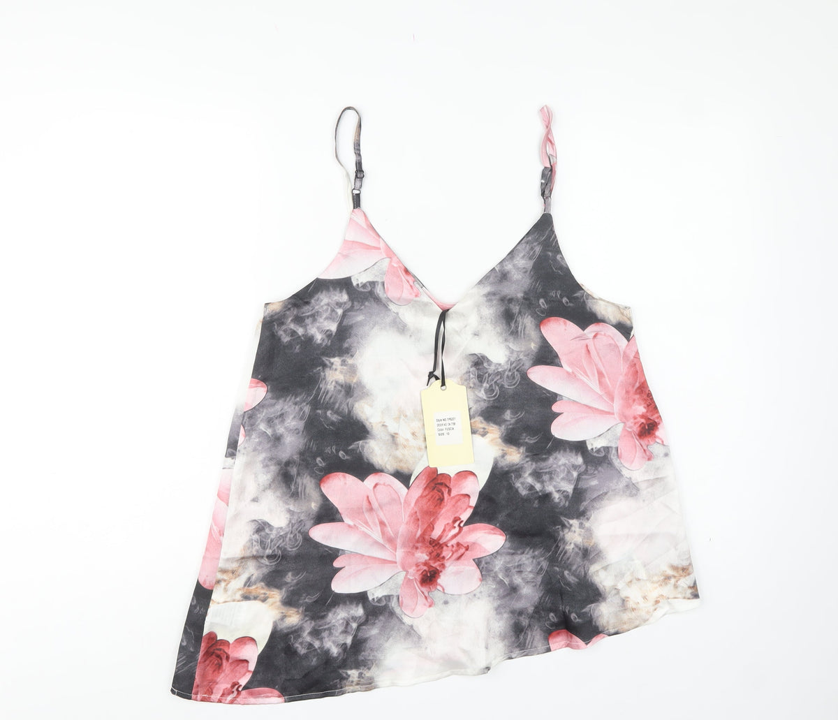 Parisian Women’s Multicoloured UK 10 Floral Chiffon Camisole Top