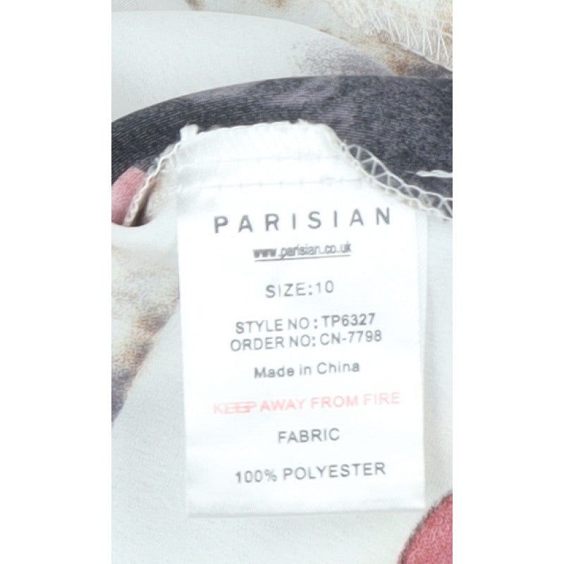 Parisian Women’s Multicoloured UK 10 Floral Chiffon Camisole Top