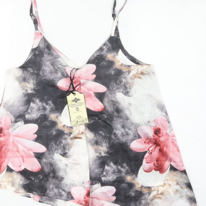 Parisian Women’s Multicoloured UK 10 Floral Chiffon Camisole Top