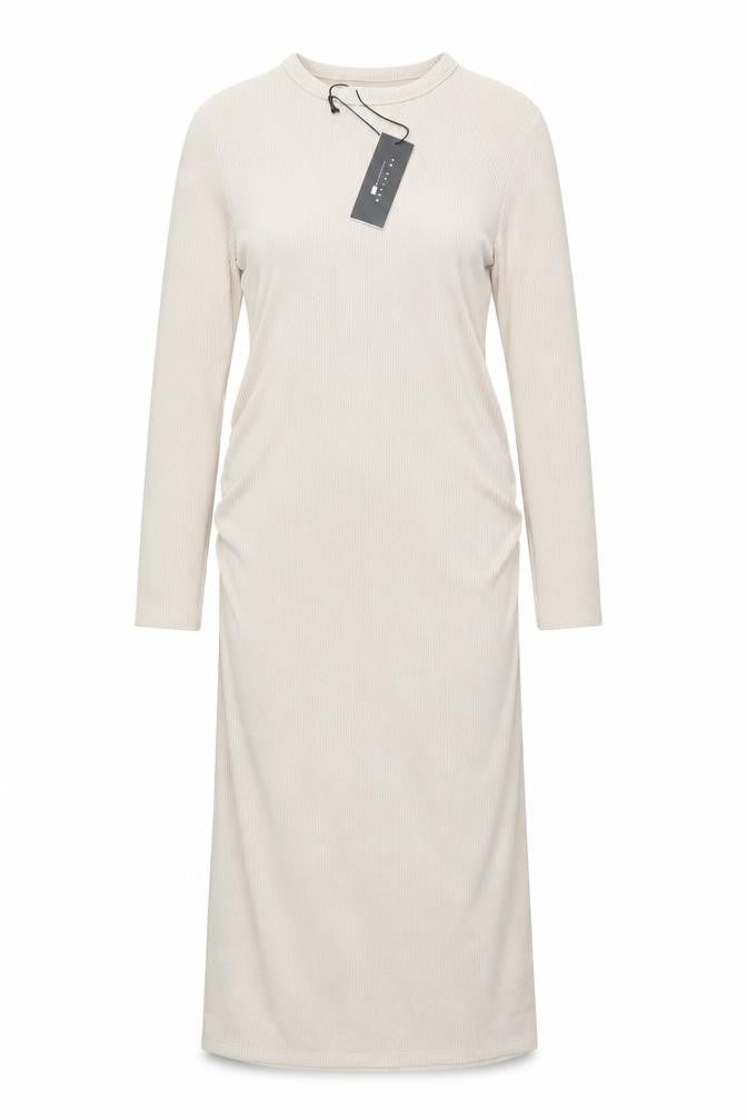 FW Bridge Women’s Beige Size 12 Rib Knit Long Bodycon Dress