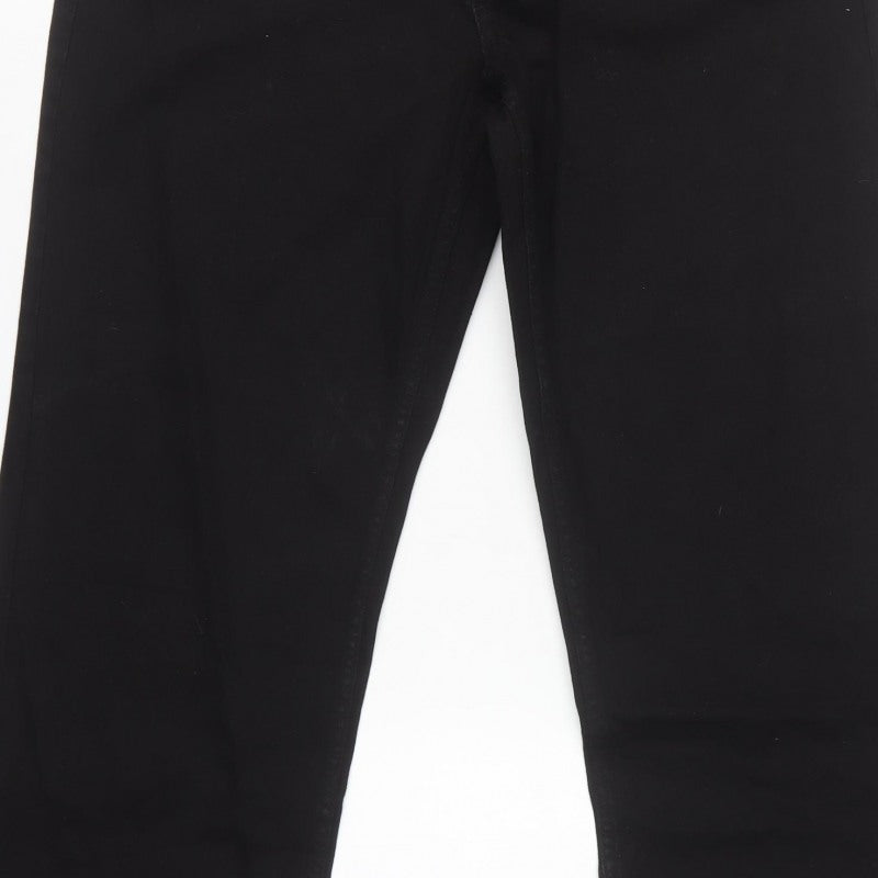 Papaya Women’s Black Size 16 Relaxed Straight High Rise Jeans
