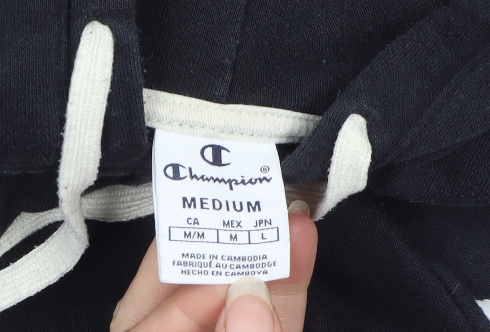 Champion Women’s Black Medium Hooded Full Zip Basic Jacket