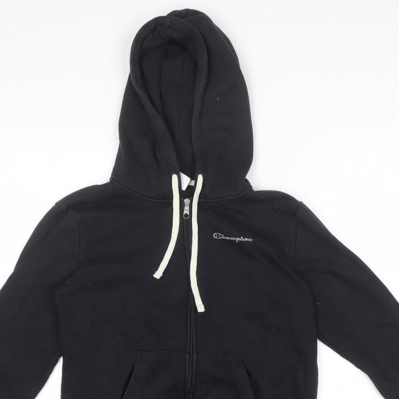 Champion Women’s Black Medium Hooded Full Zip Basic Jacket
