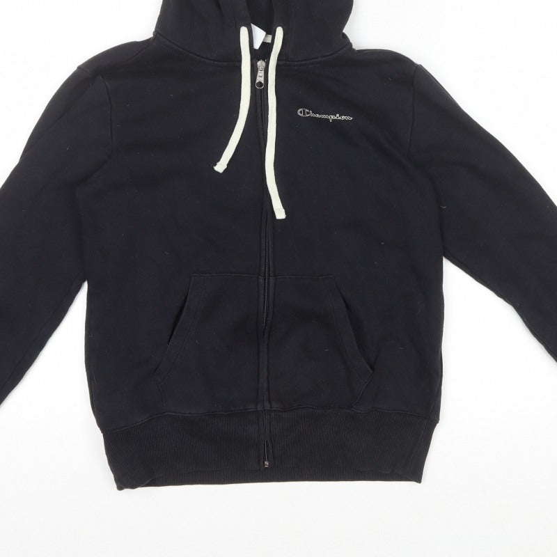 Champion Women’s Black Medium Hooded Full Zip Basic Jacket