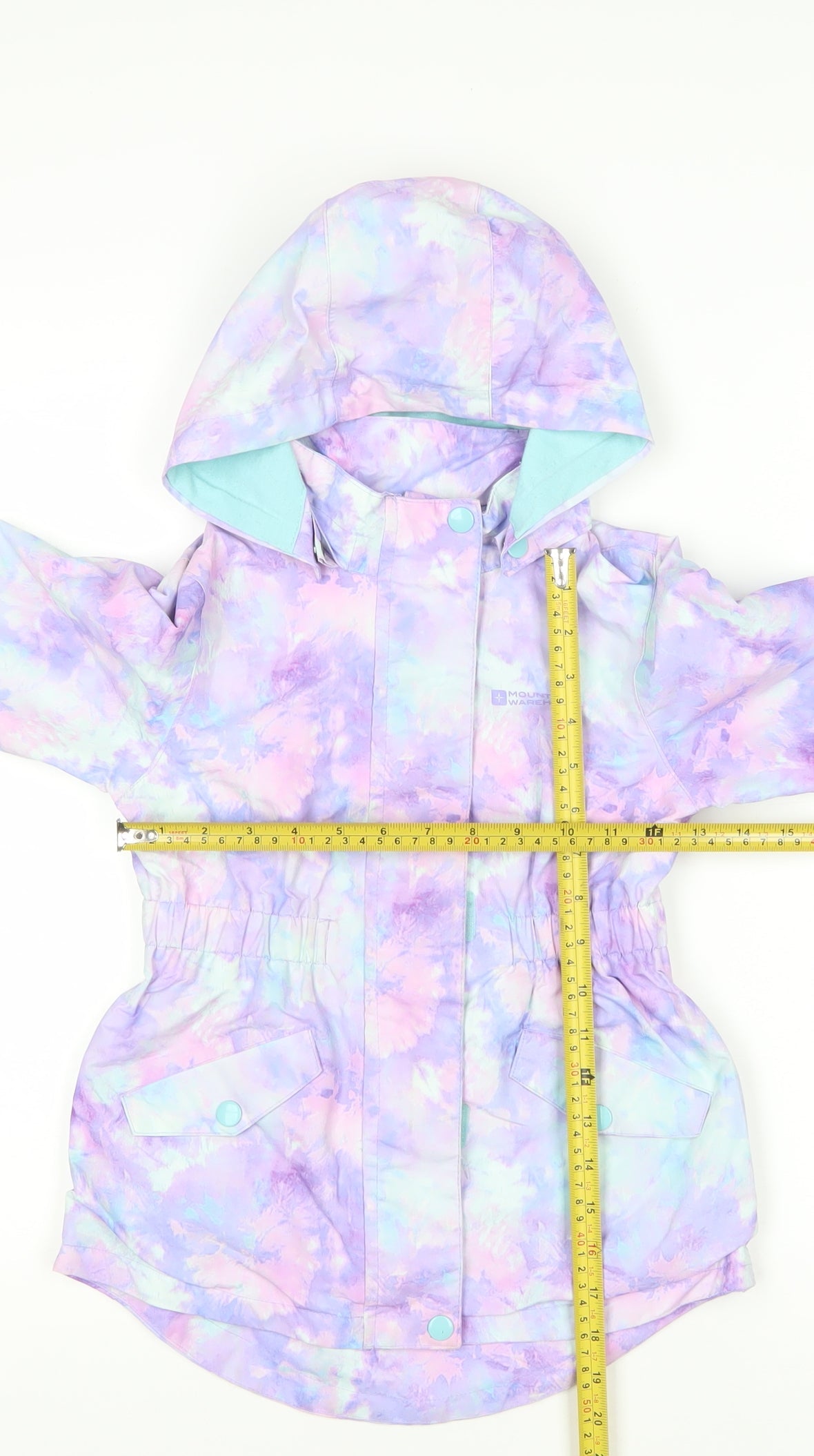 Mountain Warehouse Girls Multicoloured 5-6 Years Waterproof Hooded Rain Jacket