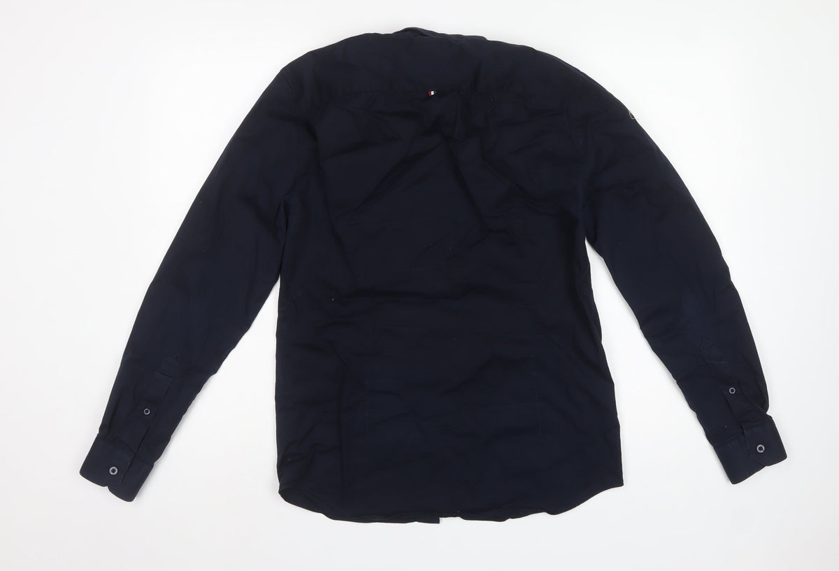 Superdry Men's Navy M Tailored Slim Button-Down Long Sleeve Shirt