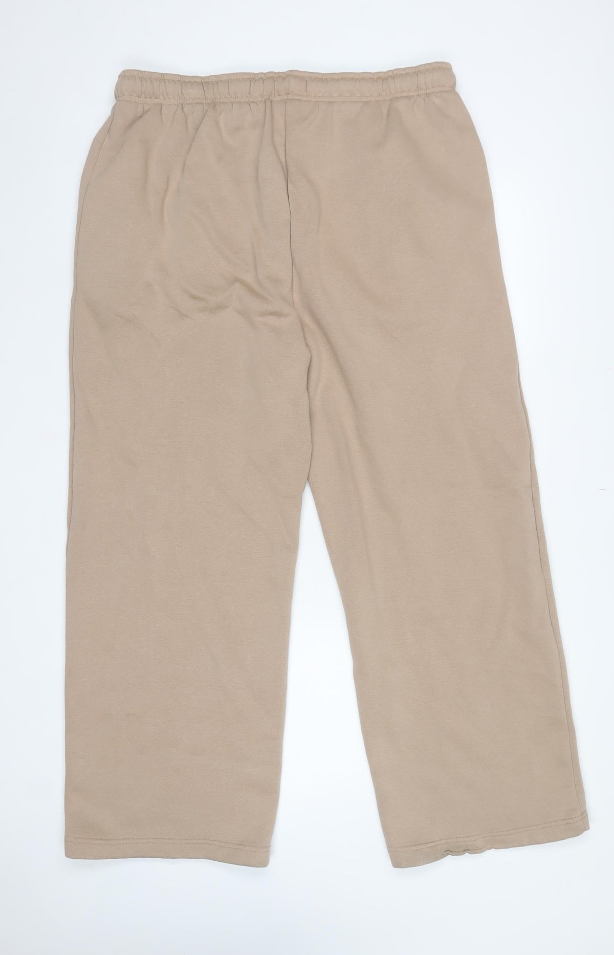 Bench Women’s Beige Logo Sweatpants Joggers UK 18 XXL Cotton Blend