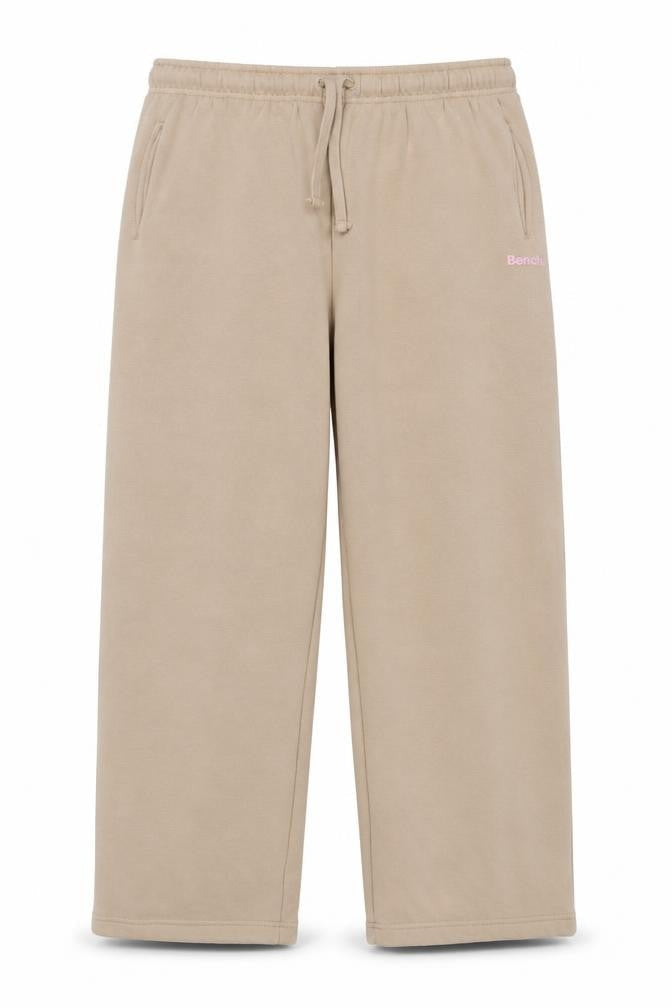 Bench Women’s Beige Logo Sweatpants Joggers UK 18 XXL Cotton Blend