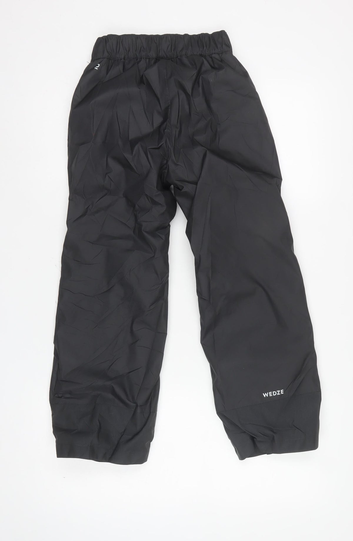 Wedze Boys Black 8 Years Snow Pants Ski Trousers Waterproof Lined